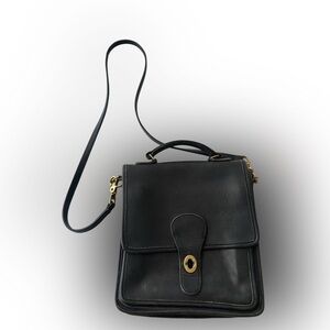 Coach Vintage Black Leather Purse